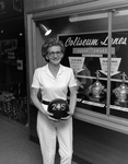 Helen Breit With a Bowling Ball, Tampa, Florida by George Skip Gandy IV