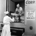 Employees Loading Packaged Meats in Colonial Meat Packing Corporation Trucks, B by George Skip Gandy IV