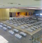 Preparation for Gasparilla Ball in Curtis Hixon Convention Center, Tampa, Florida, B by George Skip Gandy IV