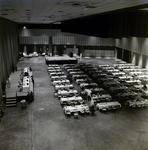 Large Room in the Curtis Hixon Convention Center with Rows of Tables in Front of a Stage, Tampa, Florida, B by George Skip Gandy IV