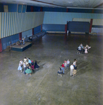 Groups of People Dance in a Spacious Room in the Curtis Hixon Convention Center While Man Sings on Stage, Tampa, Florida, B by George Skip Gandy IV