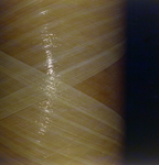 Close-Up of Fiberglass Filament on a Fiberglass Reinforced Pipe by George Skip Gandy IV