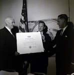 President's "E" Certificate for Exports Presented to Corrigan and Sons, Inc, E by George Skip Gandy IV