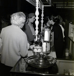 Customers Stand in Line to Sample Coty Products at a Maas Brothers Department Store, B by George Skip Gandy IV