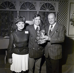 Three Sarah Coventry Employees Pose for a Photo During a Company Event at the Manger Motors Inn, A by George Skip Gandy IV