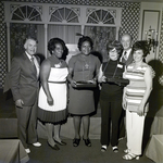 Six Sarah Coventry Employees Pose for a Photo During a Company Event at the Manger Motor Inn, C by George Skip Gandy IV