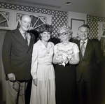 Four Sarah Coventry Employees Pose for a Photo During a Company Event at the Manger Motor Inn, L by George Skip Gandy IV