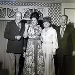 Four Sarah Coventry Employees Pose for a Photo During a Company Event at the Manger Motor Inn, R by George Skip Gandy IV