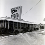 Exterior of Chicken Pit Restaurant on Gandy Boulevard, May 23, 1973 by George Skip Gandy IV