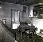 Fire Damaged Office Room in Dr. Anthony Spoto's Medical Office, June 8, 1973 by George Skip Gandy IV