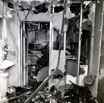 Ruined Walls and Furniture in Dr. Anthony Spoto's Medical Office, June 8, 1973 by George Skip Gandy IV