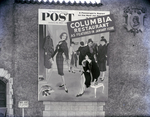 Poster Advertising Columbia Restaurant's Feature in The Saturday Evening Post on Building Exterior, January 1959 by George Skip Gandy IV