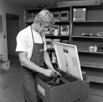 Dancey Employee Cleaning Metal Parts, B by George Skip Gandy IV