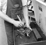 Dancey Employee Cleaning Metal Parts, G by George Skip Gandy IV