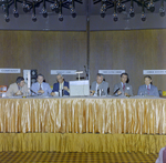 Three Men, A.H. Hines, Jr., H.L. Culbreath and Marshall McDonald on a Panel, Electrical Council of Florida Conference, Tampa, Florida by George Skip Gandy IV