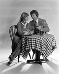 Portrait of Wife and Husband Drinking Wine for Denton and French, B by Skip Gandy