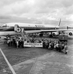 Johnson Pharmacy Travelcade and Eastern Air Lines Airplane, B by Skip Gandy