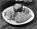 Plate of Fried Fish and Vegetables by George Skip Gandy IV