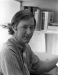 Ensslin Advertising Employee at Desk, Tampa, Florida, B by George Skip Gandy IV