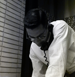 Edward Flom on Phone, A by George Skip Gandy IV