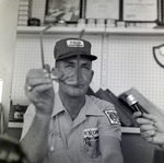 Portrait of O.C. Raley, Exxon Station Owner, H by George Skip Gandy IV