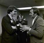 Three Attendees Socialize Near Display, Fife Florida Electric Event by George Skip Gandy IV