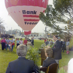 Freedom Savings Bank, Celebration, Speech at Podium by George Skip Gandy IV