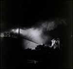 Fire Fighters Battle Blaze at Davis Islands Coliseum in Tampa, Florida, E by Skip Gandy