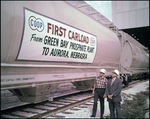 First Carload from Green Bay Phosphate Plant to Aurora, Nebraska, N by Skip Gandy