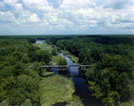 Railroad Bridge Over a Marsh, Florida, F by Skip Gandy