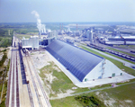 Aerial View of Mosaic Bartow Facility, Bartow, Florida, A