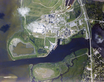 Hillsborough Bay and the Alafia River Bordering the Mosaic Riverview Plant, Riverview, Florida, B