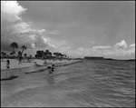 Children Wading into the Water at the Beach, Tampa, Florida by George Skip Gandy IV