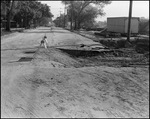 Roadwork on a Partially Demolished Road, Tampa, Florida, A by George Skip Gandy IV