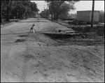 Roadwork on a Partially Demolished Road, Tampa, Florida, B by George Skip Gandy IV