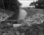 A River Segment with Riprap on both Sides of the Banks, Tampa, Florida, C by George Skip Gandy IV