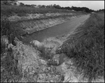 Water Flowing in a Ditch Towards Houses, Tampa, Florida by George Skip Gandy IV