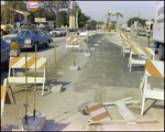 Barricades Protecting New Construction on South Dale Mabry Highway, Tampa, Florida, B by George Skip Gandy IV