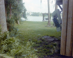 Dock and Lake View from Side of Home in Tampa, Florida