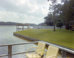 Two Residential Boat Docks on a Lake in Tampa, Florida