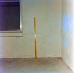 Yardstick beside Settling Crack in House Wall by George Skip Gandy IV