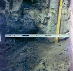 Level and Yardstick in Trench, G by George Skip Gandy IV