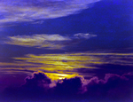 Sunset Behind Clouds, A by George Skip Gandy IV