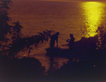 Fishermen at Sunset on Tampa Bay, Florida