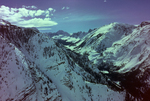Aerial View of Snowy Mountain Range by George Skip Gandy IV
