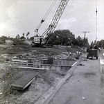 Miller Bros. Crane Service at Euclid and Seaboard Coast Line Railroad Construction Site, I by George Skip Gandy IV