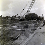 Miller Bros. Crane Service at Euclid and Seaboard Coast Line Railroad Construction Site, J by George Skip Gandy IV