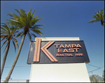 Tampa East Industrial Park pylon sign, Tampa, Florida by Skip Gandy