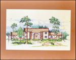Architectural Drawing of a Two-story Home, Tampa, Florida, D