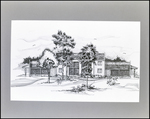 Architectural Drawing of a Two-story Home, Tampa, Florida, F by Skip Gandy